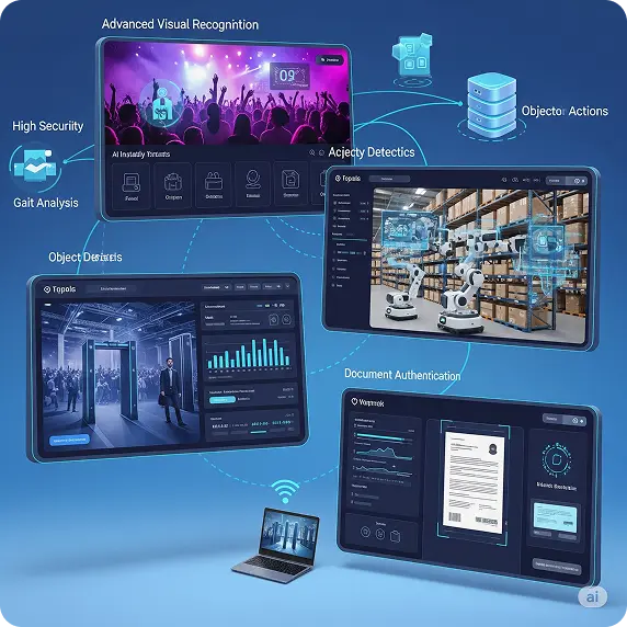 Computer vision object detection in manufacturing showing AI powered visual intelligence solutions